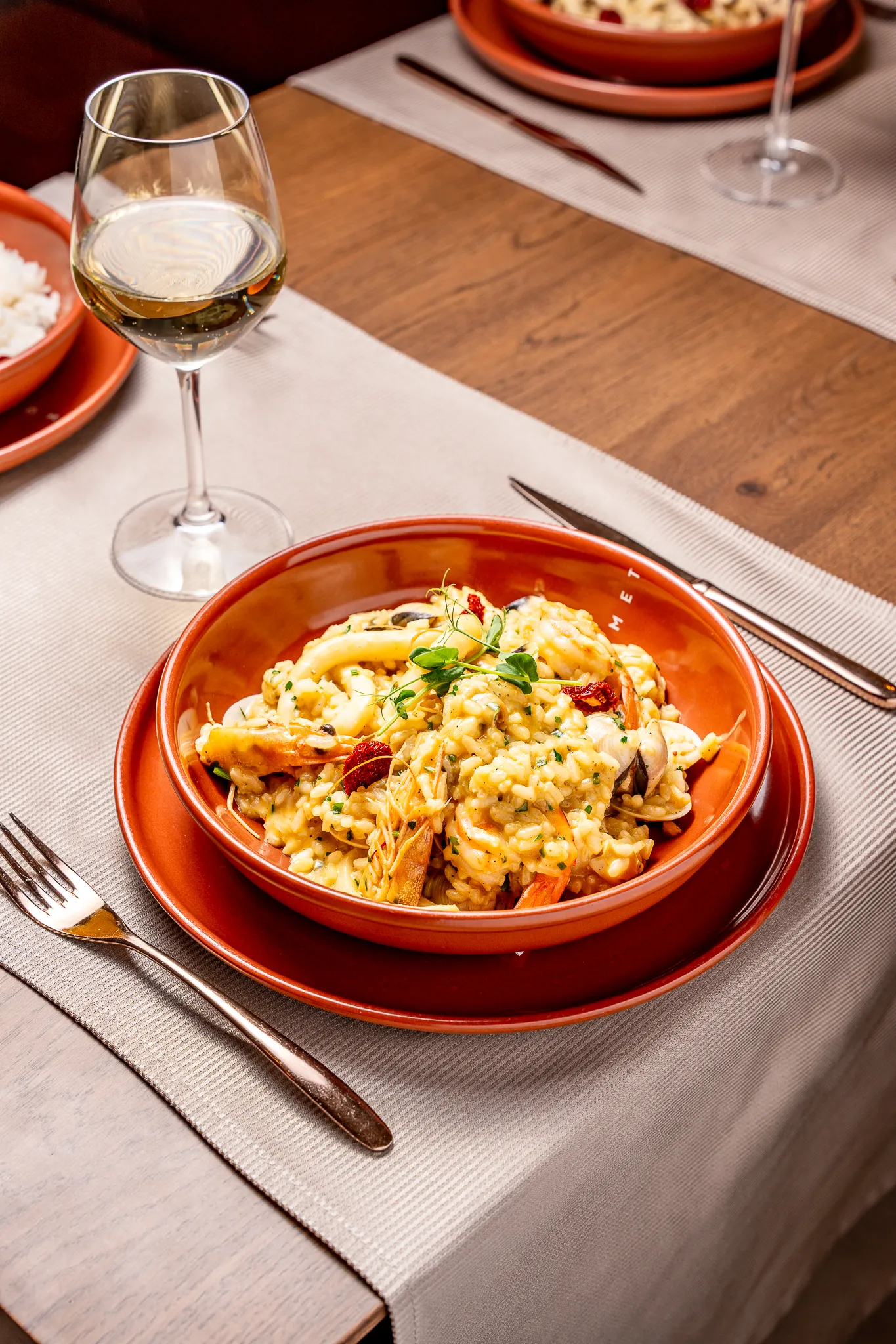 Risotto cu fructe de mare