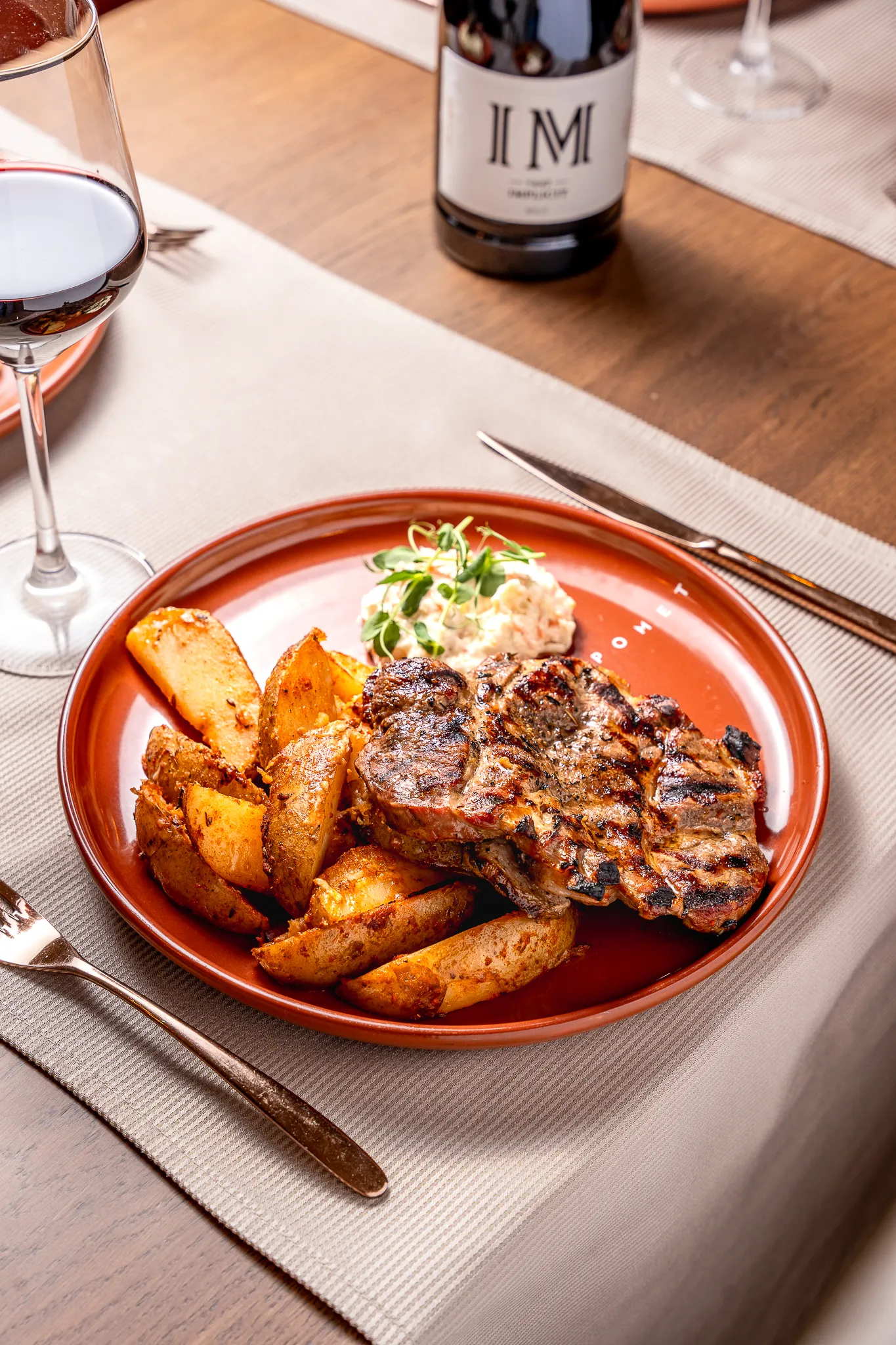 Steak din ceafă de porc